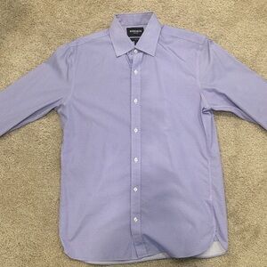 Bonobos Men's Purple Dress Shirt 16x34 slim